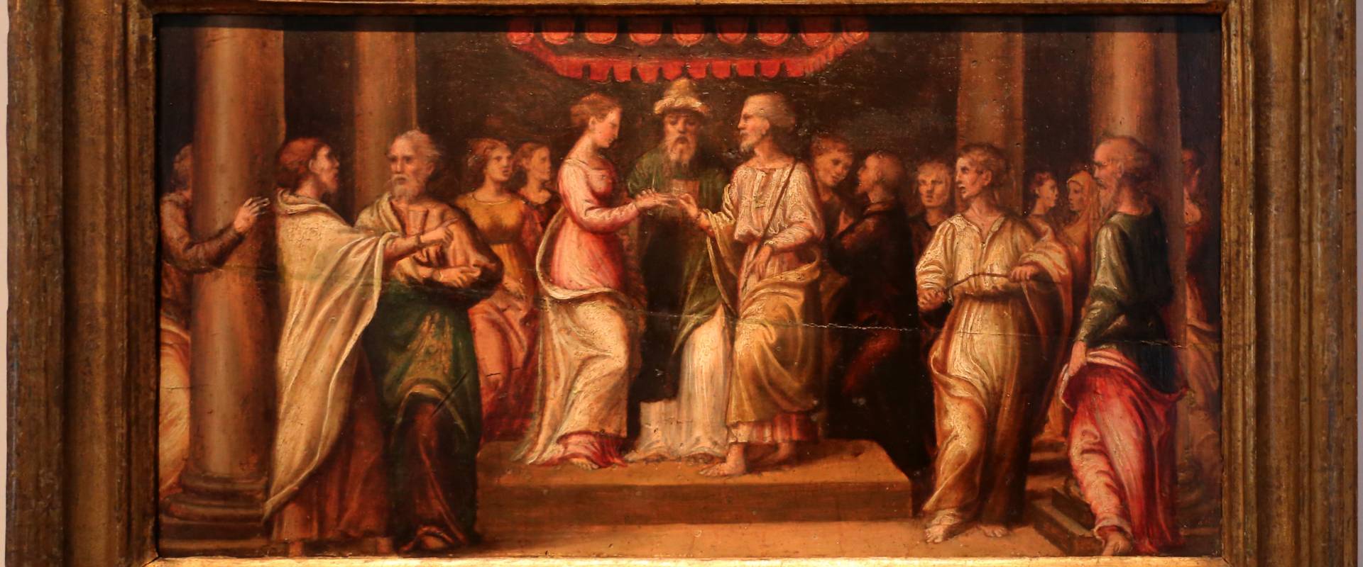 Francesco menzocchi, sposalizio della vergine, 1530-40 ca foto di Sailko